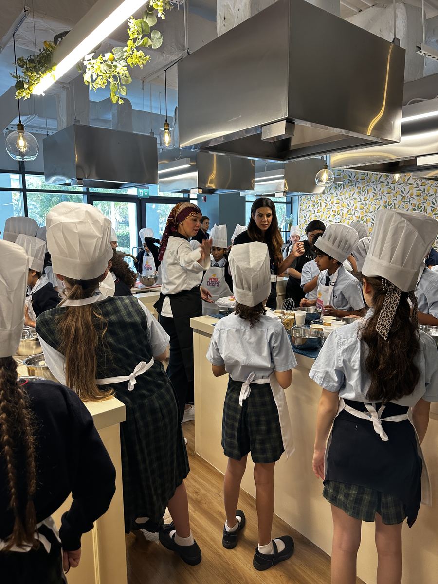 Learning in our state-of-the-art kitchen