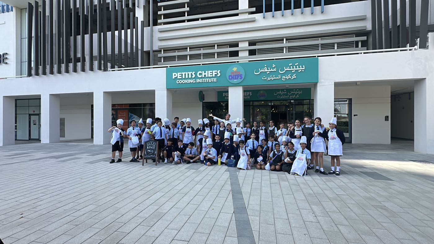 Students at Petits Chefs Cooking Institute
